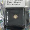 Image 1 : 1 CARAT MOISSANITE ROUND BRILLIANT - GRA REPORT