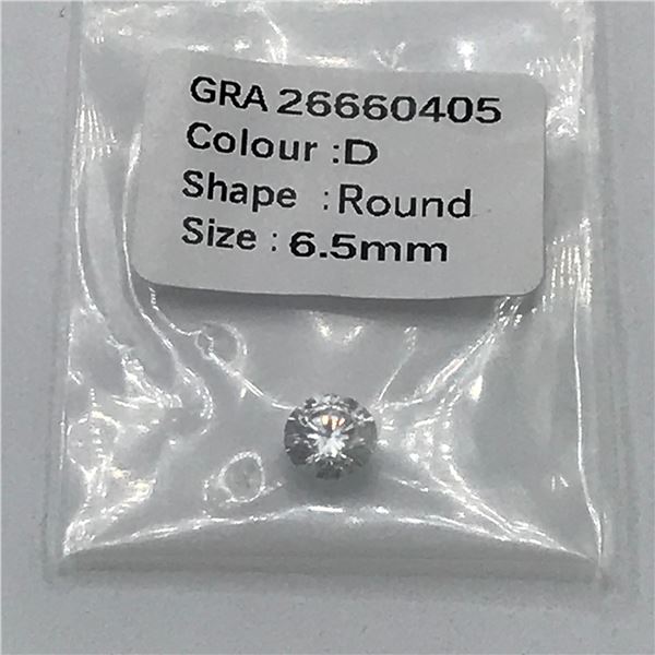 1 CARAT MOISSANITE BRILLIANT - GRA REPORT