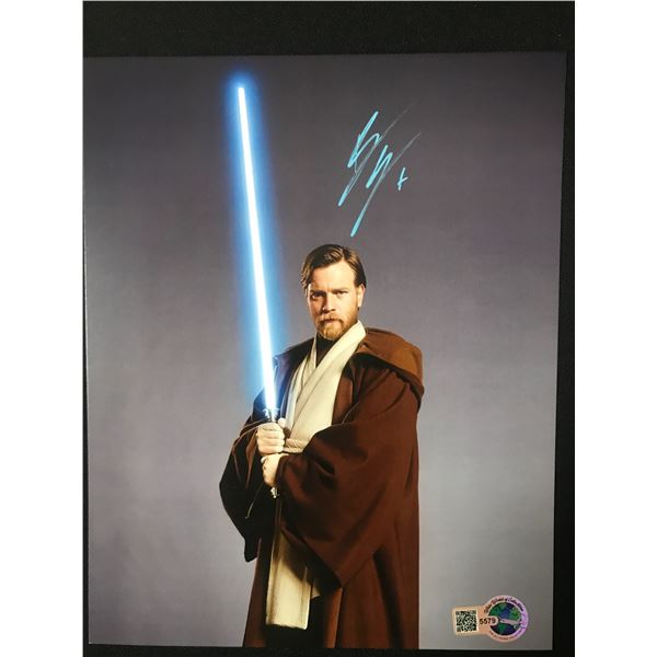 EWAN MCGREGOR SIGNED OB-WAN KENOBI STAR WARS 8X10 - WWOC COA