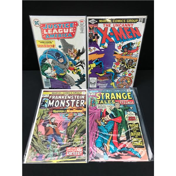 LOT OF 4 MARVEL & DC COMICS - MIXED TITLES