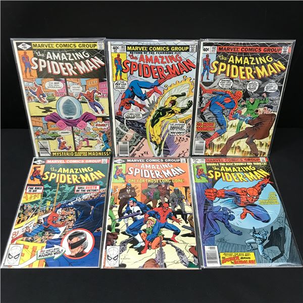 LOT OF 6 AMAZING SPIDERMAN COMICS - MARVEL COMICS