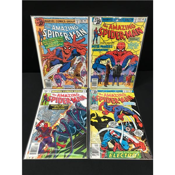 LOT OF 4 AMAZING SPIDERMAN COMICS - MARVEL COMICS