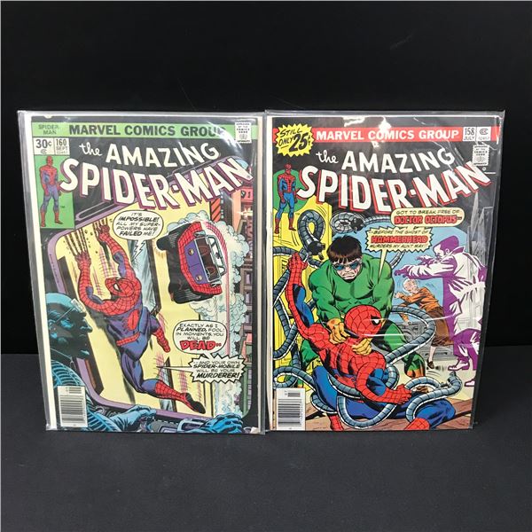 LOT OF 2 AMAZING SPIDERMAN COMICS - MARVEL COMICS