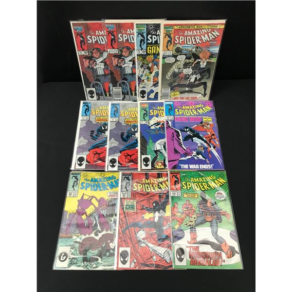 LOT OF 11 AMAZING SPIDERMAN COMICS - MARVEL COMICS