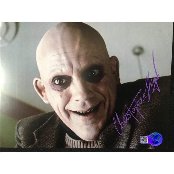 CHRISTOPHER LLOYD SIGNED ADDAMS FAMILY 8X10 - WWOC COA
