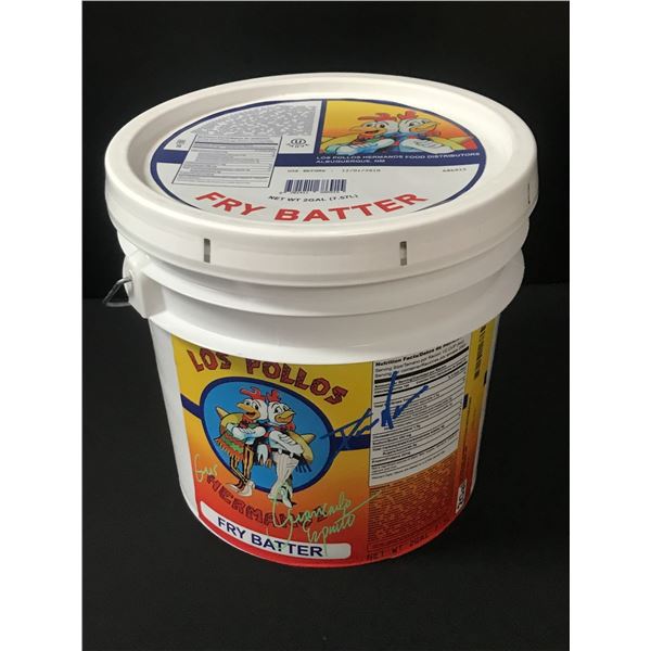 GIANCARLO ESPOSITO AND DEAN NORRIS SIGNED LOS POLLOS HERMANOS SIGNED CHICKEN BUCKET - WWOC COA