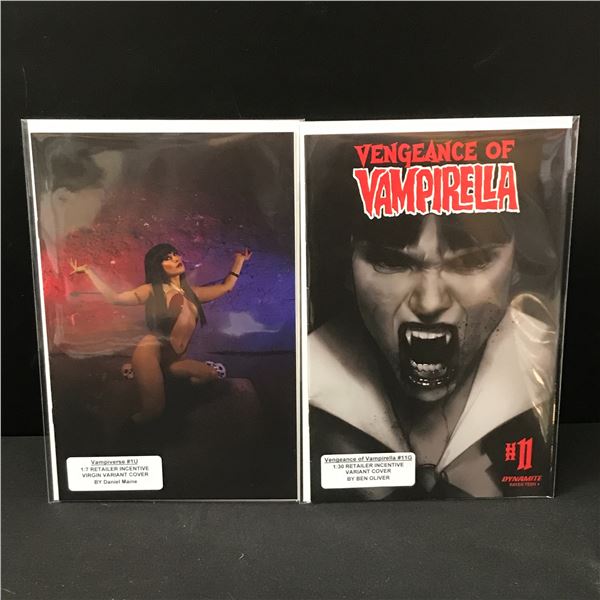 LOT OF 2 VAMPIRE BASED LIMITED VARIANT COMICS