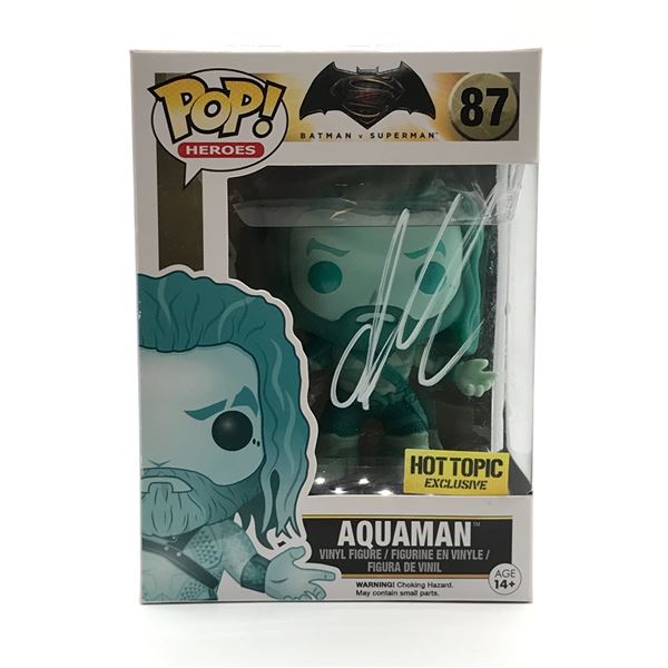 JASON MAMOA SIGNED AQUMAN FUNKO POP - KB COA