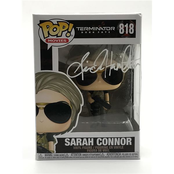 LINDA HAMILTON SIGNED SARAH CONNOR TERMINATOR FUNKO POP - KB COA