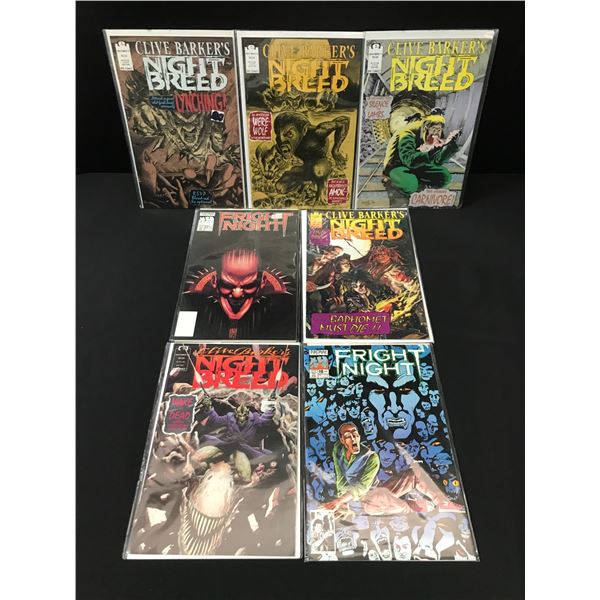 LOT OF 7 HORROR COMICS