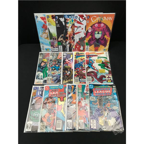 LOT OF 15 DC SUPERHERO COMIC BOOKS LOT