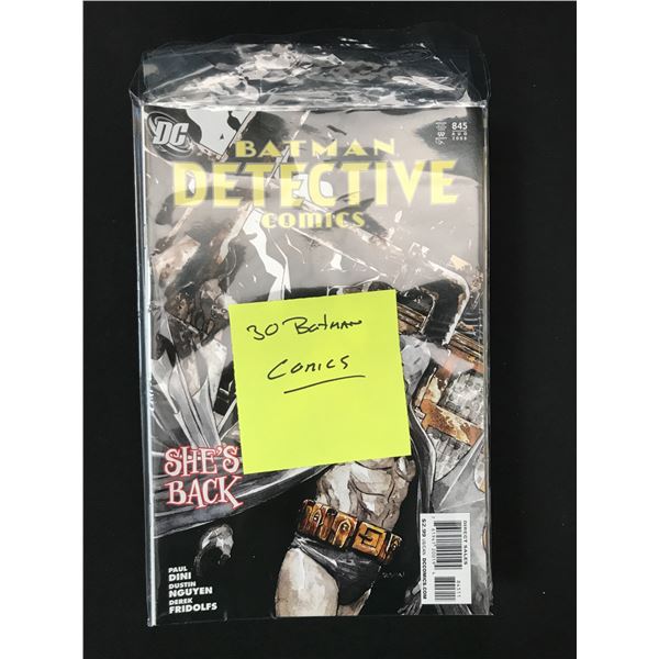 LOT OF 30 DC BATMAN COMICS