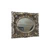 Image 1 : New - ornate, silver-finished baroque-style wall mirror - approx. 97x86.5x8cm