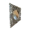 Image 2 : New - ornate, silver-finished baroque-style wall mirror - approx. 97x86.5x8cm