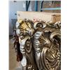 Image 3 : New - ornate, silver-finished baroque-style wall mirror - approx. 97x86.5x8cm