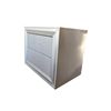 Image 1 : New - Contemporary Silver nightstand (legs and handles inside)