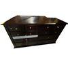 Image 2 : New - Elegant Dark Espresso 10-Drawer Dresser Polished Hexagonal Hardware - approx. 64in x 19in x 42