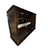 Image 3 : New - Elegant Dark Espresso 10-Drawer Dresser Polished Hexagonal Hardware - approx. 64in x 19in x 42