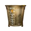 Image 1 : New - Luxurious Gold 8-Drawer Manchest | Champagne Gold Finish - approx. 50in x 22in x 62in H