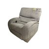 Image 1 : New - Gray upholstered power recliner chair