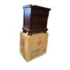 Image 1 : New - Set of 2 Dark Cherry Night Stands (one BNIB) - approx. 29x 18 x 30in H