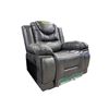 Image 2 : Black Milano Leather Manual Rocker Recliner
