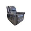 Image 2 : Amax Leather - Black Leather Manual Recliner