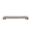 Image 1 : Moe's Angle Ashen Grey Marble Dining Table (top only) in box