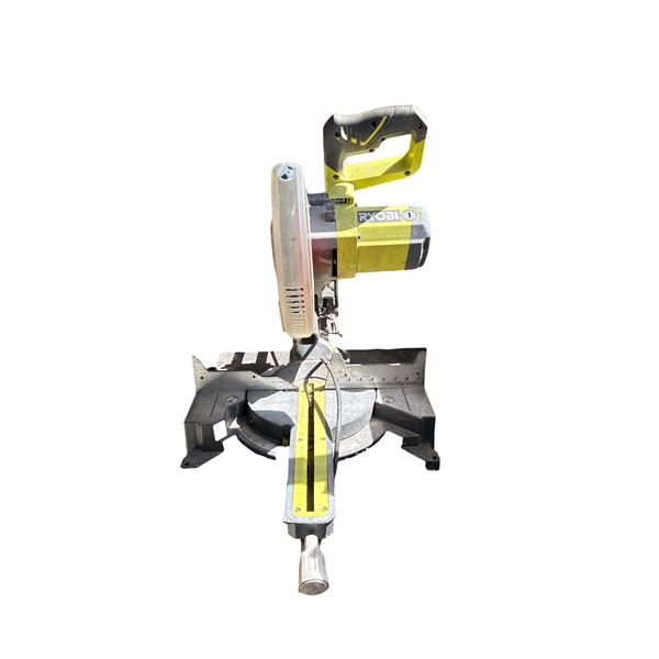 RYOBI 15-Amp 10-inch Corded Sliding Mitre Saw with Laser (tested working)