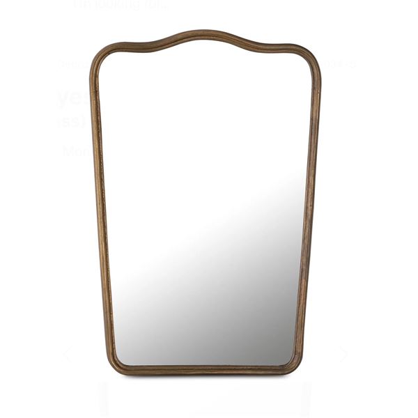 BNIB - Moe's Keyes Mirror Brass 24in x 36in