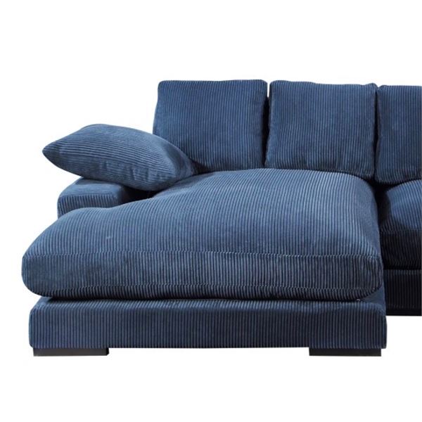 Moe's Plunge Sectional Navy Chaise in box (chaise only)