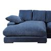 Image 1 : Moe's Plunge Sectional Navy Chaise in box (chaise only)