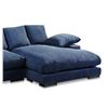 Image 3 : Moe's Plunge Sectional Navy Chaise in box (chaise only)