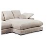 Image 1 : Moe's Plunge Sectional Cappuccino Chaise in box (chaise only)