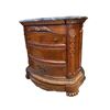 Image 2 : Michael Amini Style Marble Top Tall nightstand - approx. 34x20x33in H
