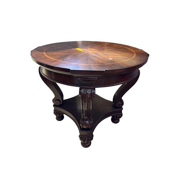 Ornate Center Table Claw Feet (slight chip) - approx. 31in D x 26in H