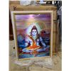 Image 2 : 4pc Lord Shiva Framed Wall Hangings - 28x36in