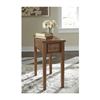 Image 2 : BNIB - Signature Design by Ashley® Solid Wood Warm Brown Chair Side End Table