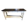 Image 1 : Farmhouse Style 2 Drawer Console Table - approx. 54x18x30inH