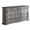 Image 1 : BNIB - Pamela Transitional Style Dresser in Silver finish Wood (box damage)