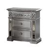 Image 1 : BNIB - Set of 2 Pamela Glazed Silver Night Stands