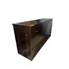Image 1 : New - 6 Drawer Brown Chest - approx. 58x16 1/2x27 1/2in (handles and legs in drawer)
