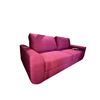 Image 2 : New Upholstered Magenta Sofa by Urban Chic - approx. 80x32x29in H is