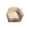 Image 2 : Beige Upholstered Accent Chair