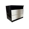 Image 1 : New - White and Black nightstand