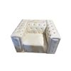 Image 2 : Cosmos Charlise Modern Style White Faux Leather Chair (No headrest)