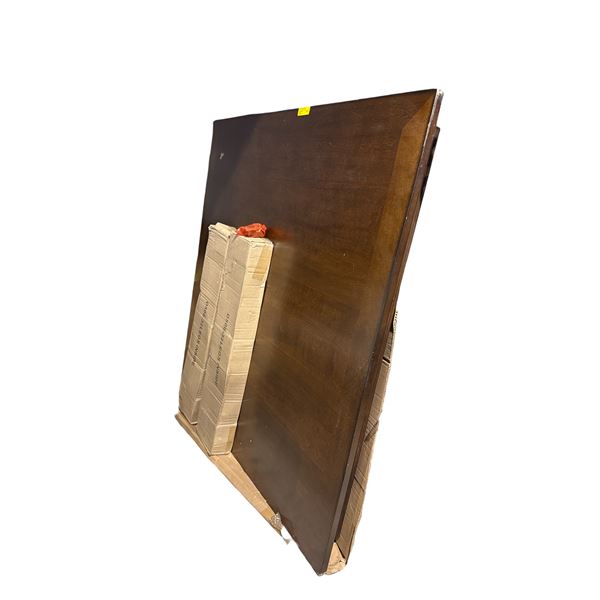 Square Dark Walnut Dining Table - 54x54in