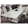 Image 1 : BNIB - Zackery White Dining Table Top only - 6 seater