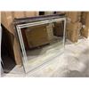 Image 2 : Hollywood Swank Rectangular Dresser Mirror - approx. 44x39in