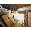 Image 2 : Large group of assorted furniture- Bed parts, headboards, dining table tops and more
